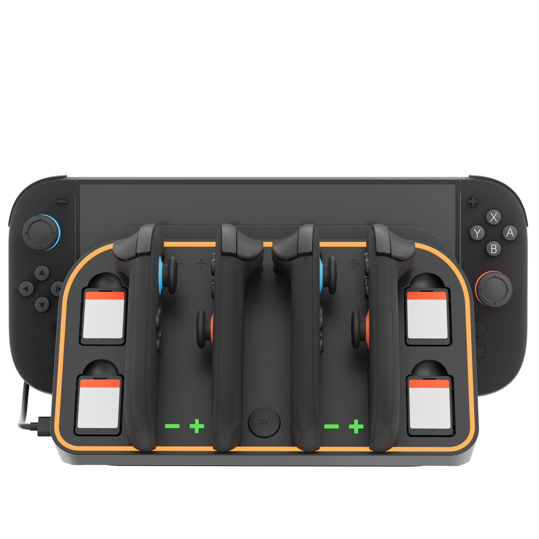 RGB Light Wall Mount for Switch 2, 4 Joy-Cons Charging Main image