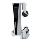Hosanwell PS5 Wall Mount Kit with Charging Station White