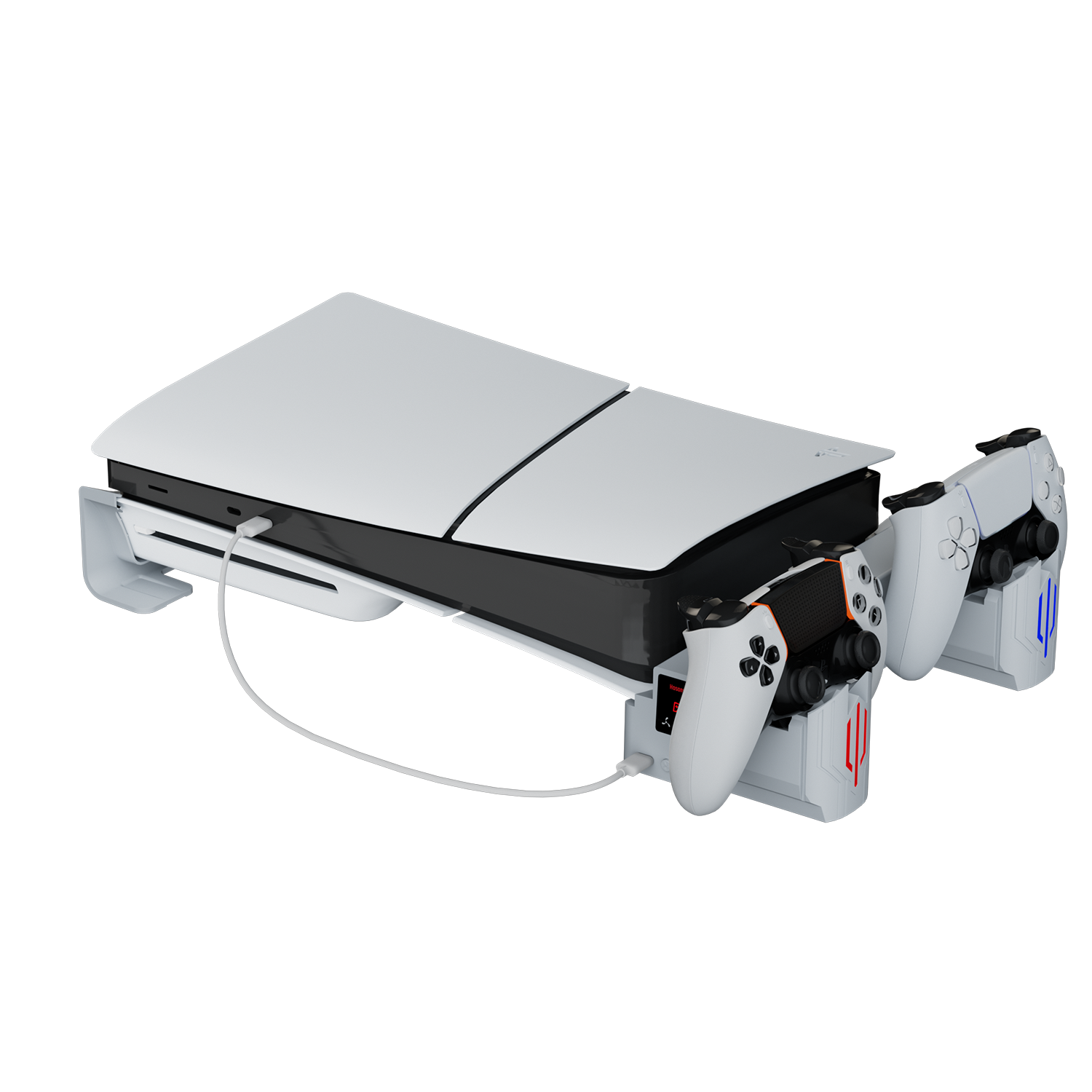 HOSANWELL PS5 Slim / Pro Horizontal Stand with Cooling Fans