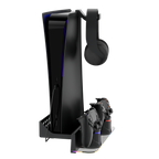 Hosanwell Black PS5 Wall Mount Kit for Dark Gaming Setups