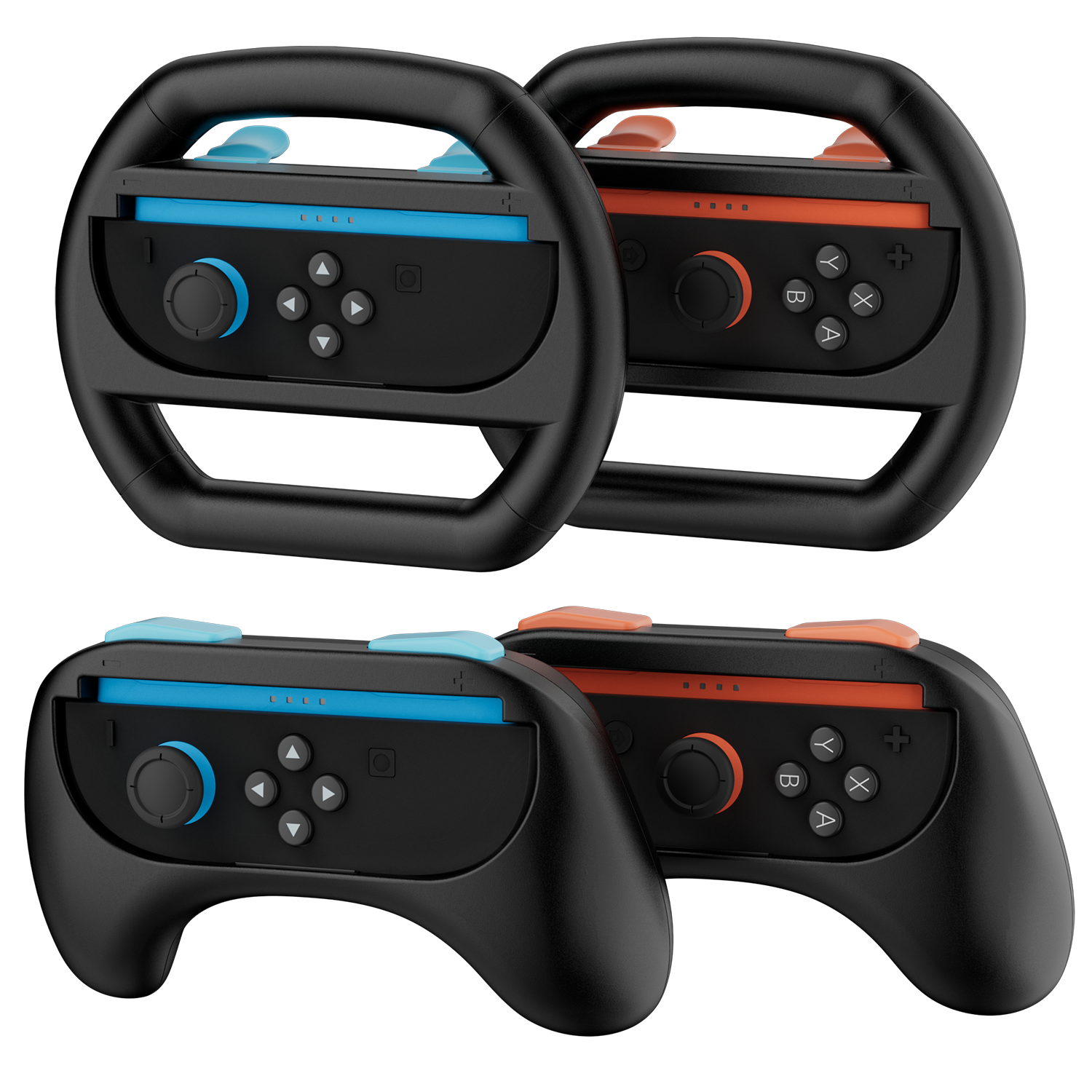 Hosanwell Switch 2 Steering Wheel & JoyCons Grip Kit