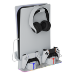 Hosanwell PS5 Wall Mount Kit with Charging Station White