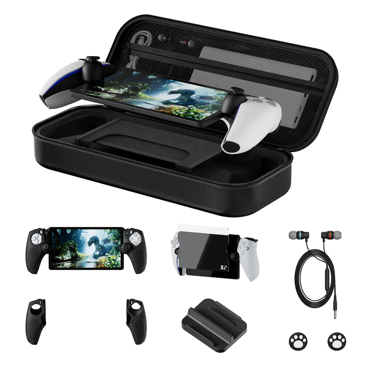 PlayStation Portal Accessories Kit – 9-in-1 Travel & Protection Set