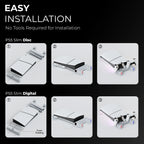 Easy installation steps for the PS5 Slim / Pro horizontal stand