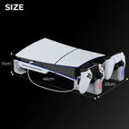 PS5 Slim / Pro horizontal stand size dimensions 46 cm by 23 cm by 11 cm