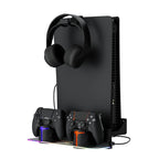 Hosanwell Black PS5 Wall Mount Kit for Dark Gaming Setups
