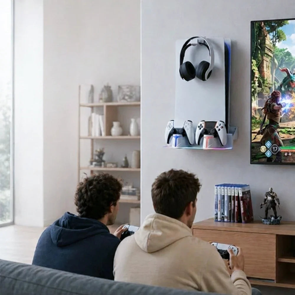 HOSANWELL controller charging station keeps PS5 controllers organized and ready to play