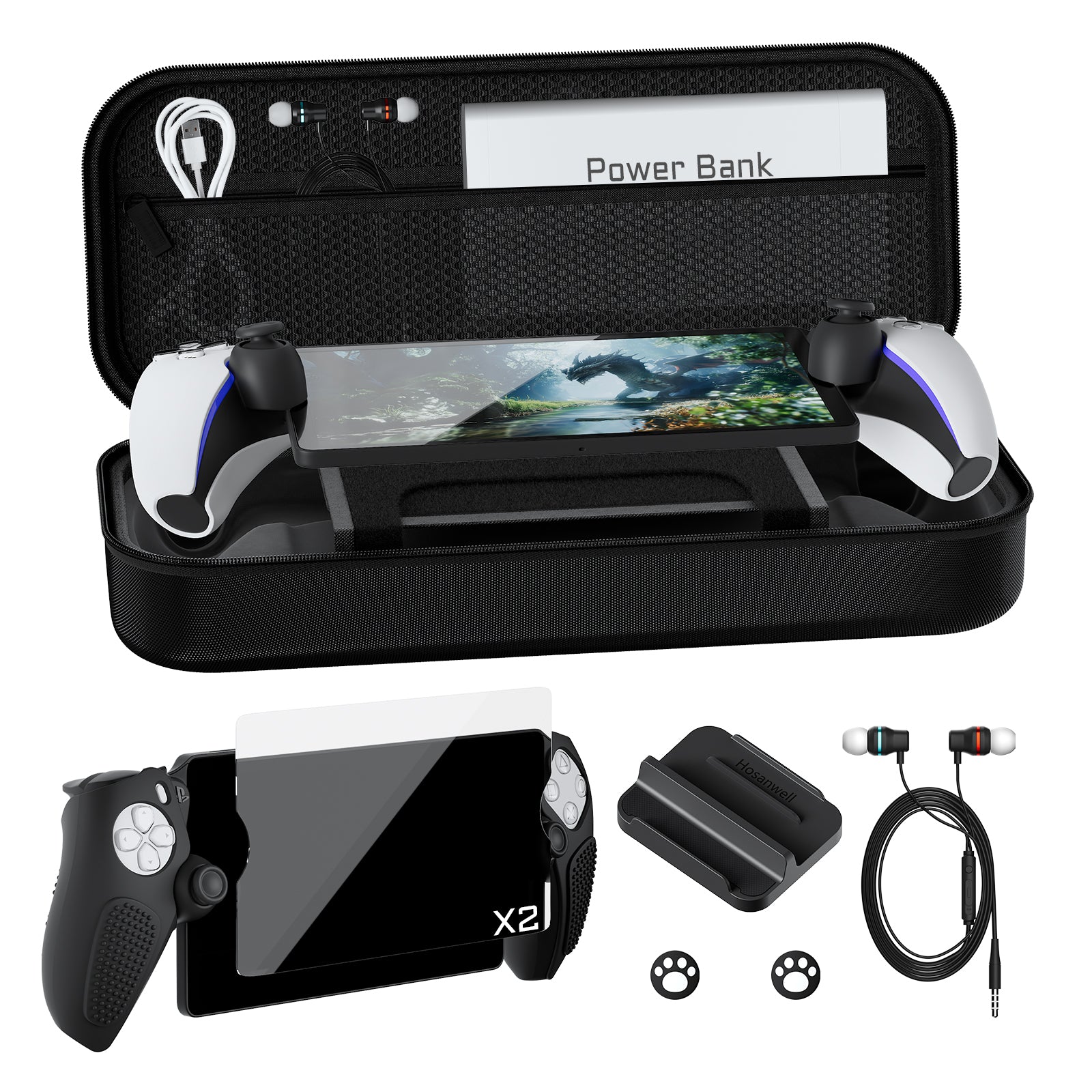 PlayStation Portal Accessories Kit – 9-in-1 Travel & Protection Set